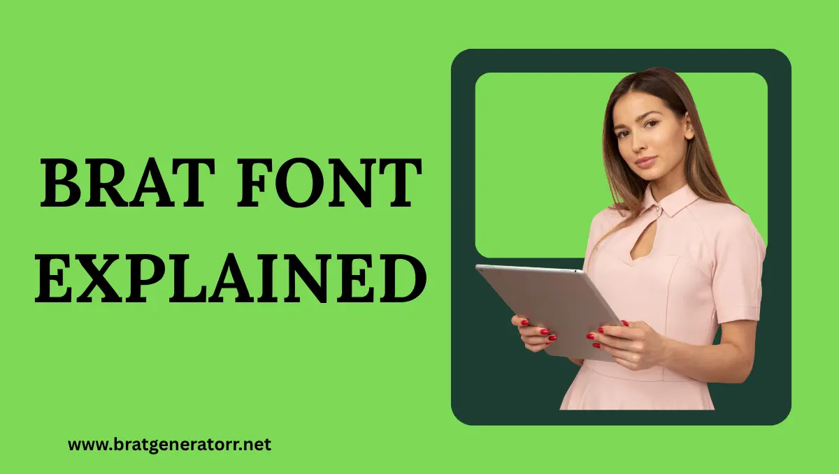 Brat Font Explained
